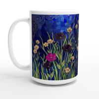 Floral Cups -  Large and Small Ceramic Mugs