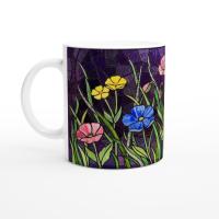 Floral Cups -  Large and Small Ceramic Mugs