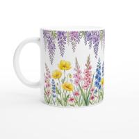 Floral Cups -  Large and Small Ceramic Mugs