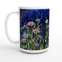 Floral Cups -  Large and Small Ceramic Mugs