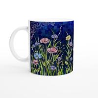 Floral Cups -  Large and Small Ceramic Mugs