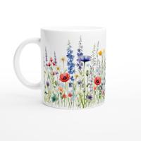 Floral Cups -  Large and Small Ceramic Mugs