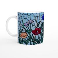 Floral Cups Set - Large and Small Mug Set