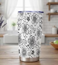 Travel Mug, Stainless Steel, 20 oz Insulated Cup