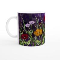 Floral Cups -  Large and Small Ceramic Mugs