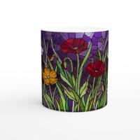 Floral Cups -  Large and Small Ceramic Mugs