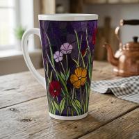 Latte 17oz Ceramic Mug - Coffee or Tea Cup, Extra Tall