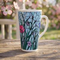 Latte 17oz Ceramic Mug - Coffee or Tea Cup, Extra Tall