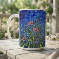 Floral Cups -  Large and Small Ceramic Mugs