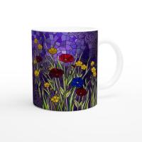 Floral Cups -  Large and Small Ceramic Mugs