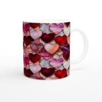 Large and Small Ceramic Mug Set, 15oz and 11oz Cups