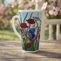 Latte 17oz Ceramic Mug - Coffee or Tea Cup, Extra Tall