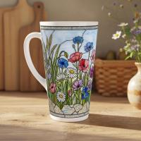 Latte 17oz Ceramic Mug - Coffee or Tea Cup, Extra Tall