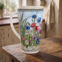 Latte 17oz Ceramic Mug - Coffee or Tea Cup, Extra Tall