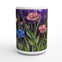 Floral Cups -  Large and Small Ceramic Mugs