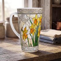 Latte 17oz Ceramic Mug - Coffee or Tea Cup, Extra Tall