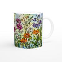 Floral Cups -  Large and Small Ceramic Mugs