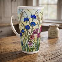 Latte 17oz Ceramic Mug - Coffee or Tea Cup, Extra Tall