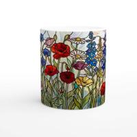 Floral Cups -  Large and Small Ceramic Mugs