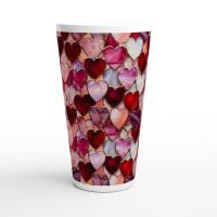 Latte 17oz Ceramic Mug - Coffee or Tea Cup, Extra Tall
