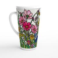 Latte 17oz Ceramic Mug - Coffee or Tea Cup, Extra Tall