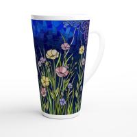 Latte 17oz Ceramic Mug - Coffee or Tea Cup, Extra Tall