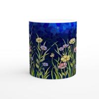 Floral Cups -  Large and Small Ceramic Mugs