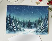 Cards - Winter Forest - Christmas Cards, in singles or bulk packs