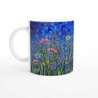 Floral Cups -  Large and Small Ceramic Mugs