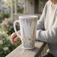 Latte 17oz Ceramic Mug - Coffee or Tea Cup, Extra Tall
