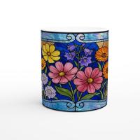 Large and Small Ceramic Mug Set, 15oz and 11oz Cups