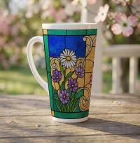 Latte 17oz Ceramic Mug - Coffee or Tea Cup, Extra Tall