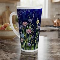 Latte 17oz Ceramic Mug - Coffee or Tea Cup, Extra Tall