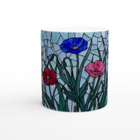 Floral Cups Set - Large and Small Mug Set