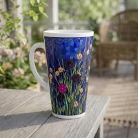 Latte 17oz Ceramic Mug - Coffee or Tea Cup, Extra Tall