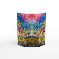 Tree Cups Set -  Large and Small Ceramic Mugs