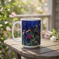 Floral Cups -  Large and Small Ceramic Mugs