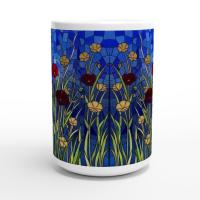 Floral Cups -  Large and Small Ceramic Mugs