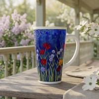 Latte 17oz Ceramic Mug - Coffee or Tea Cup, Extra Tall