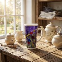 Latte 17oz Ceramic Mug - Coffee or Tea Cup, Extra Tall