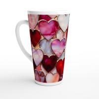 Latte 17oz Ceramic Mug - Coffee or Tea Cup, Extra Tall