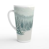 Latte 17oz Ceramic Mug - Coffee or Tea Cup, Extra Tall