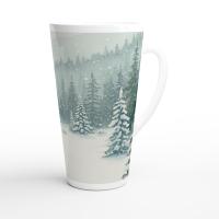 Latte 17oz Ceramic Mug - Coffee or Tea Cup, Extra Tall