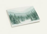 Winter Forest Christmas Cards – Snowy Trees, Singles or Bulk Pack, Gift Cards