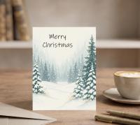 Christmas Gift Cards, Large Note Card, Money Card