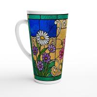 Latte 17oz Ceramic Mug - Coffee or Tea Cup, Extra Tall