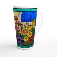 Latte 17oz Ceramic Mug - Coffee or Tea Cup, Extra Tall
