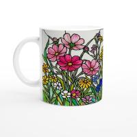 Large and Small Ceramic Mug Set, 15oz and 11oz Cups