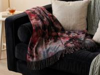 Hand Dyed Tie Dye Pashmina, Blanket Shawl, Wide Scarf, Head Wrap - Rayon Shawl
