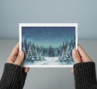Cards - Winter Forest - Christmas Cards, in singles or bulk packs